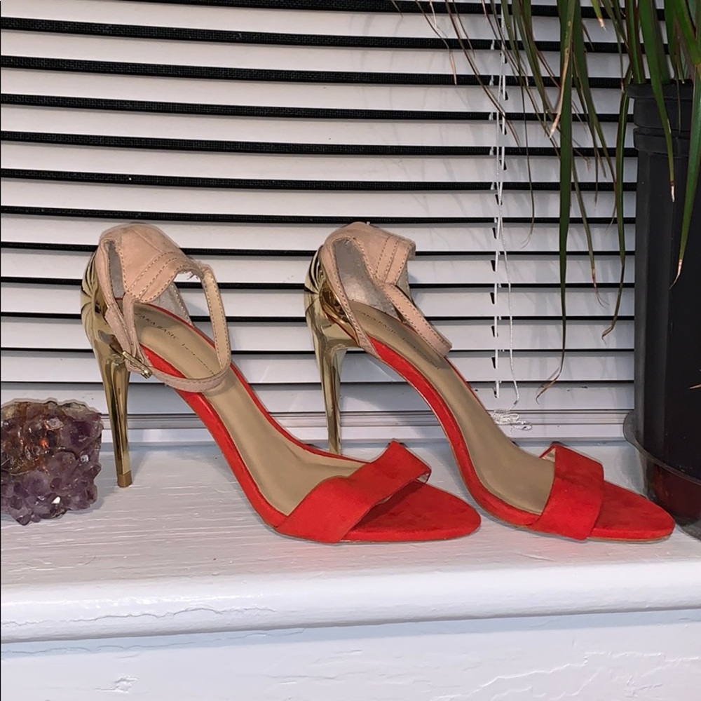 Zara Mirror heels